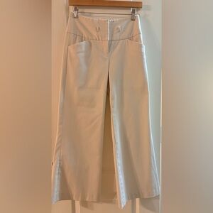 ANTONIO MELANI Cream Button-Front Pants